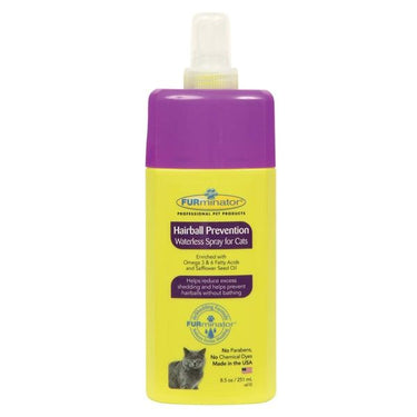 FURminator Hairball Prevention Waterless Cat Spray 251ml - OS